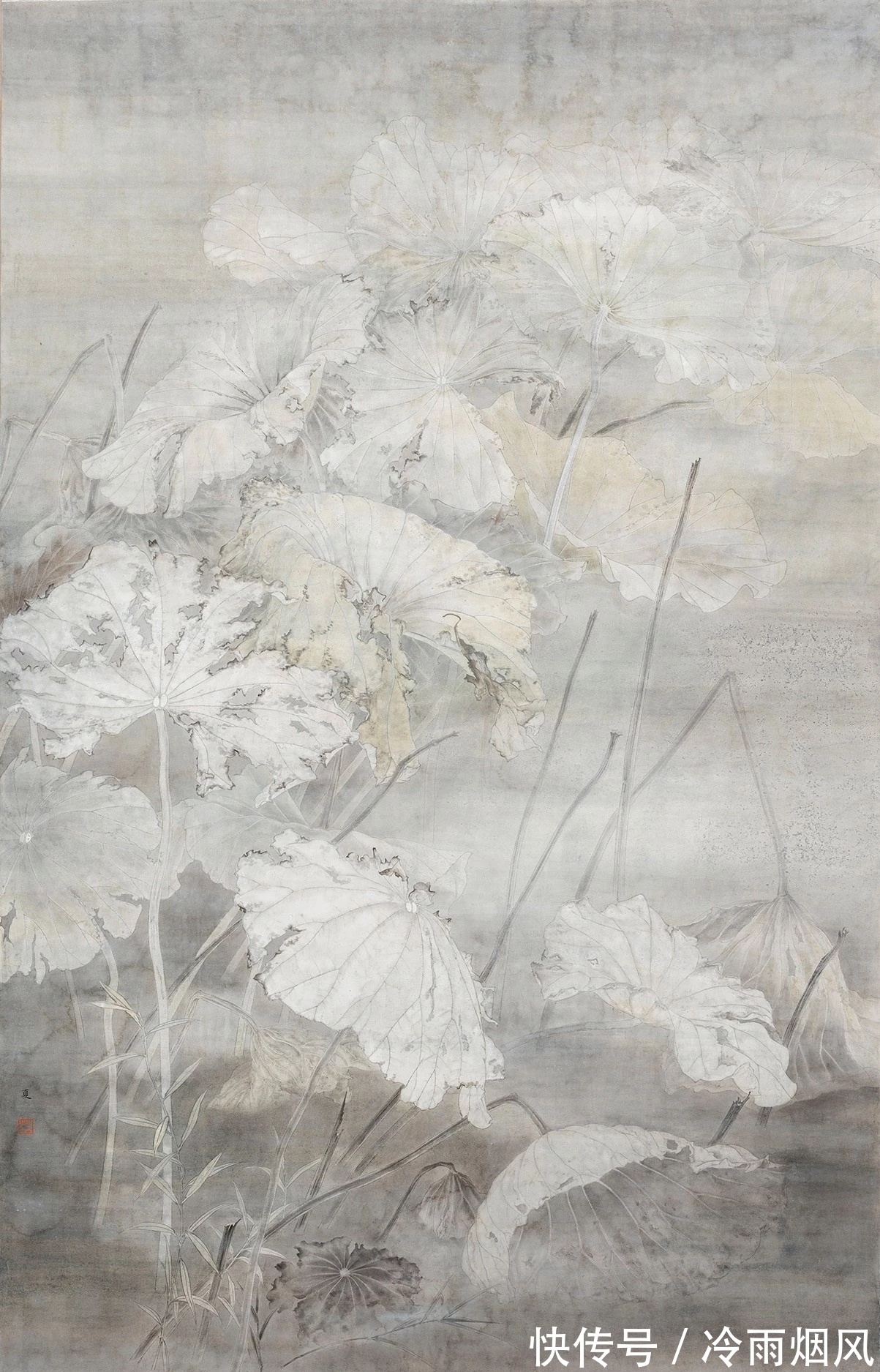 广州画院#广州画院|素墨无声,李夏夏花鸟画