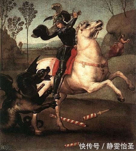 创作|拉斐尔为何将《乔治与龙》的油画,画了两遍,只因题材寓意不一般