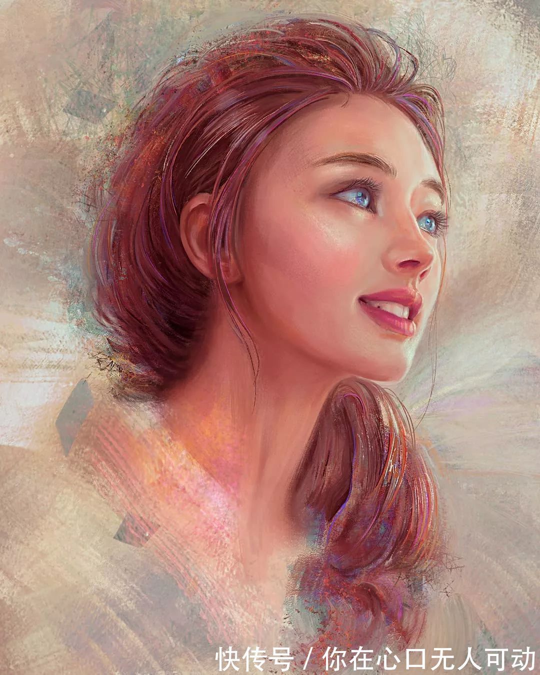 mandy!这三位艺术家的画中女子,楚楚动人,美若天仙