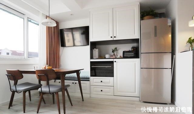 墙面|看腻了北欧风，43㎡一居室靠超美配色做到了优雅高级！