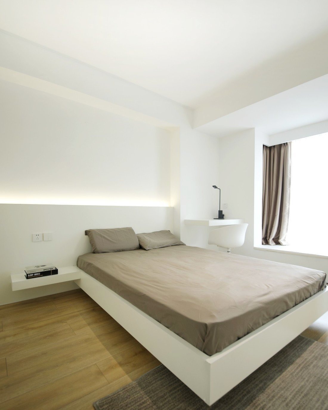 实用|看了她的46㎡小窝,头一回见卧室装两个门,美观又实用,很聪明