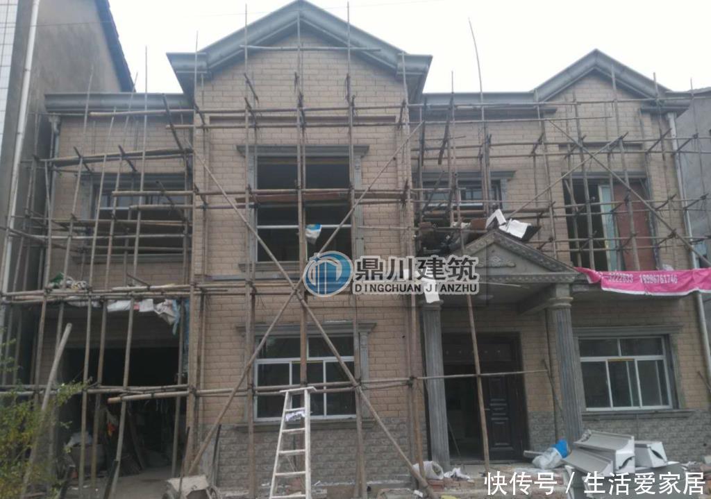 小别墅|回村建二层小别墅，房子建成+室内外装修，花了50多万，看看咋样