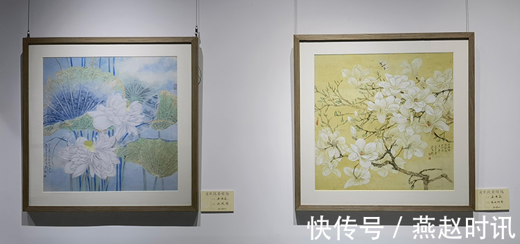 保定市|“红心永向党·丹青颂党恩”金涌焱、张馨羽中国画展举办