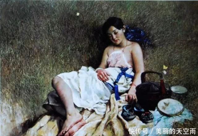 笔下$他为周迅画人体画，一幅卖180万，专家：为艺术献身的女孩最美