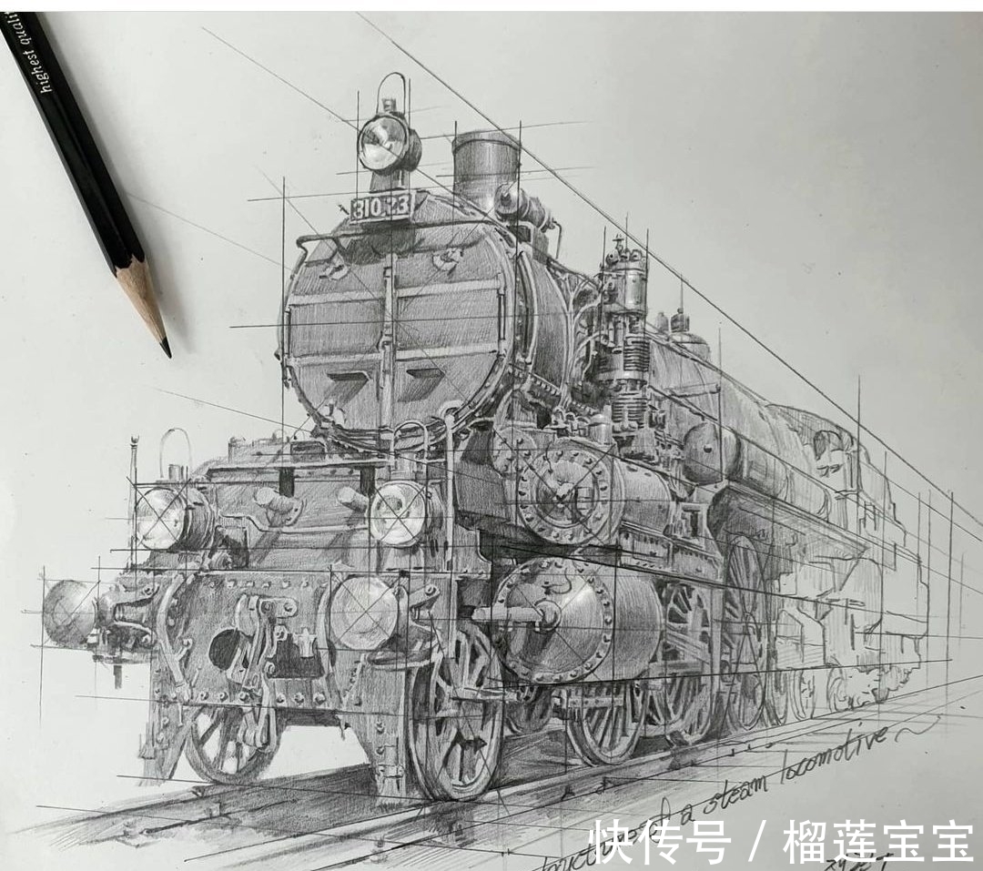 辅助线$为什么素描要这么画?0基础用辅助线,老师们直接画,涨知识了