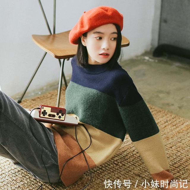 百搭|半高领毛衣,你的时髦必备