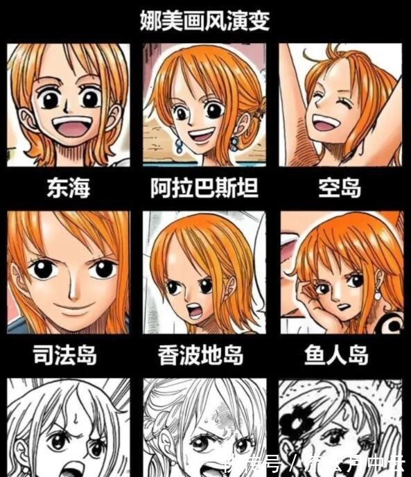 草帽海贼团|海贼王回顾过往,草帽海贼团画风对比,乔巴越来越可爱了