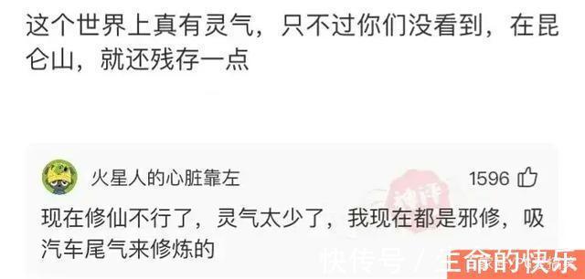 |搞笑神评:现在修仙不行了,灵气太少了,我现在都是邪修