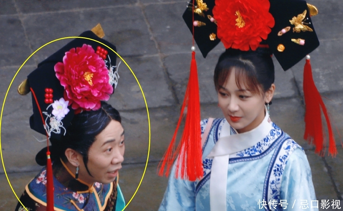 杨紫|《萌探》清宫装路透,杨紫紫薇造型娇俏可爱,杨迪容嬷嬷笑死我了