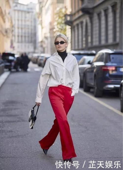 衬衫塞进裤腰过时了,如今流行这4种“穿法”,时髦显瘦还高级