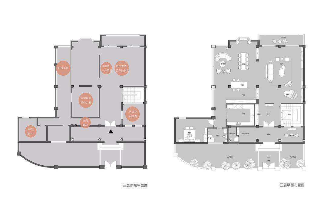 电视背景墙|依山而建依水而流，打造独一无二的别墅空间，让生活也充满了美感