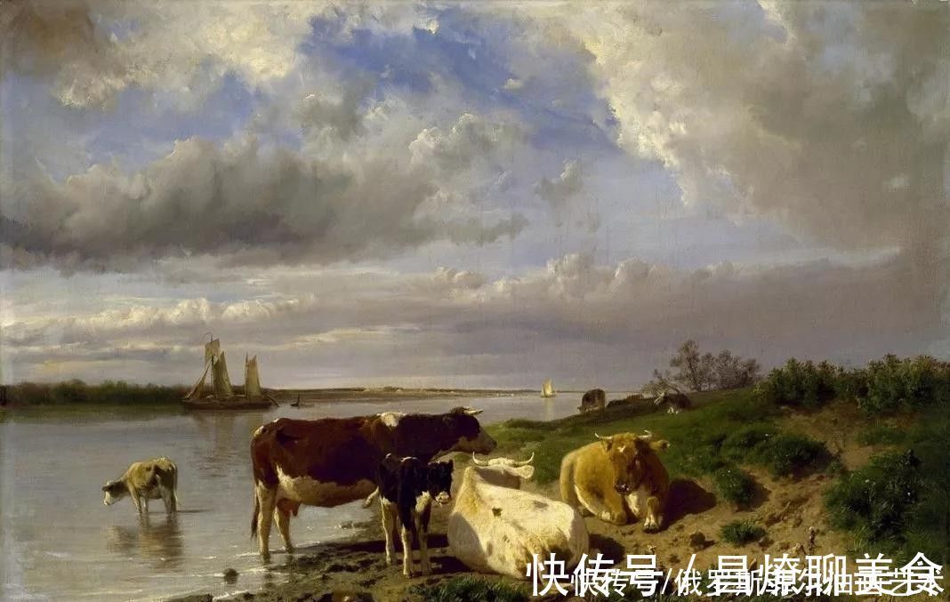 莫夫@荷兰画家，海牙画派的代表人物~梵高妹夫的风景油画作品欣赏