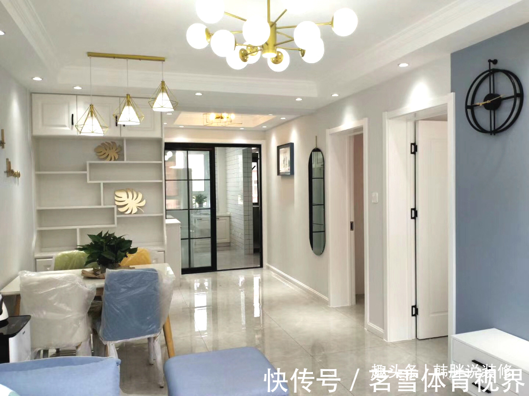 北欧风|人生中的第一套房子,80㎡简约北欧风,总共16万时尚又耐看