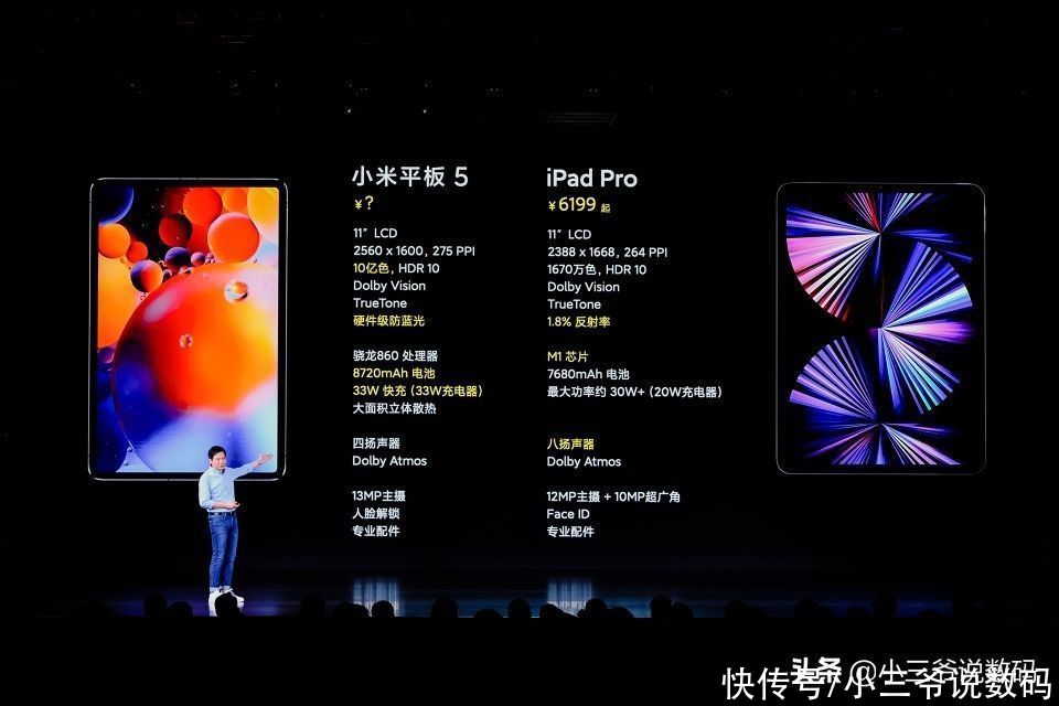 小米平板 5昨日发布，配置强悍，对比iPad Pro 到底如何