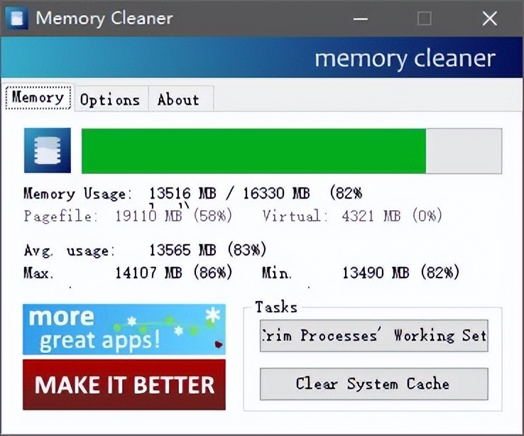 电脑内存少如何优化?微软出品优化工具 MEMORY CLEANER-HEU8