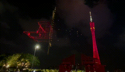 无人机 刚刚，广州夜空上演超震撼一幕！