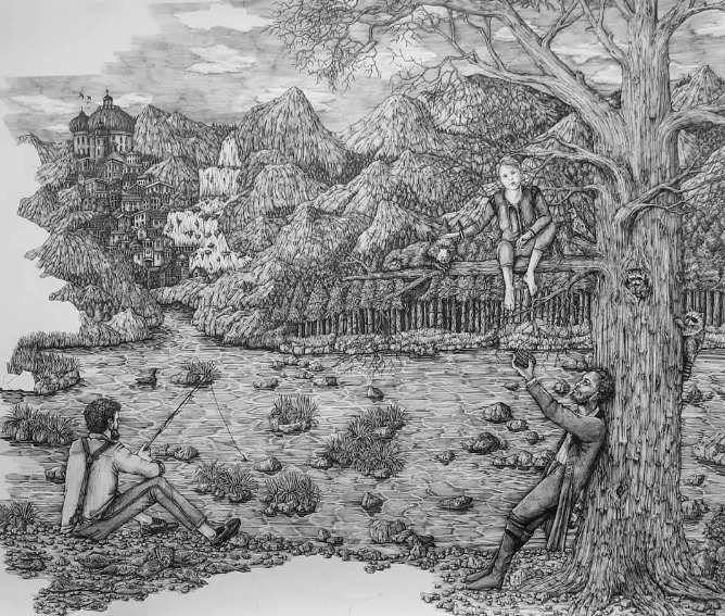 olivia@全球最“抠”美女画家,用一支2元针管笔惊艳世界