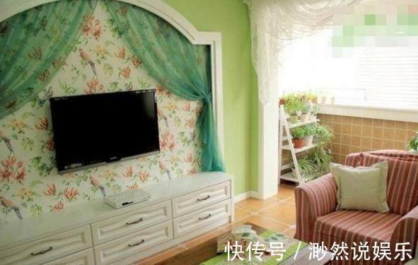 蕾丝|23岁女儿买下65㎡小户型,装修出''绿色田园''风,羡煞同龄人