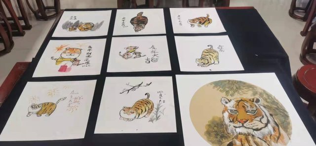 迎春展$“百虎画记”迎春展