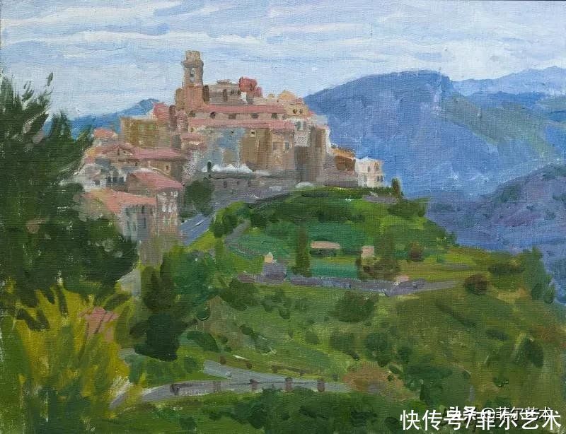 victori俄罗斯女画家维多利亚·哈尔琴科风景油画作品欣赏