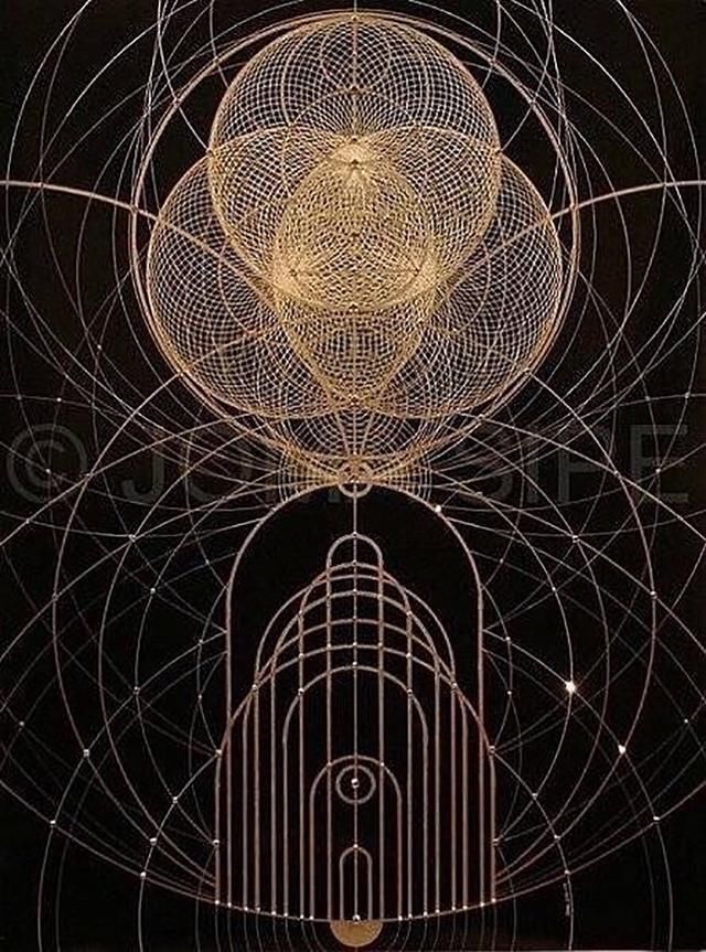 神秘的宗教几何学艺术,每个图案都有特殊寓意,试着凝视一下图案_【快