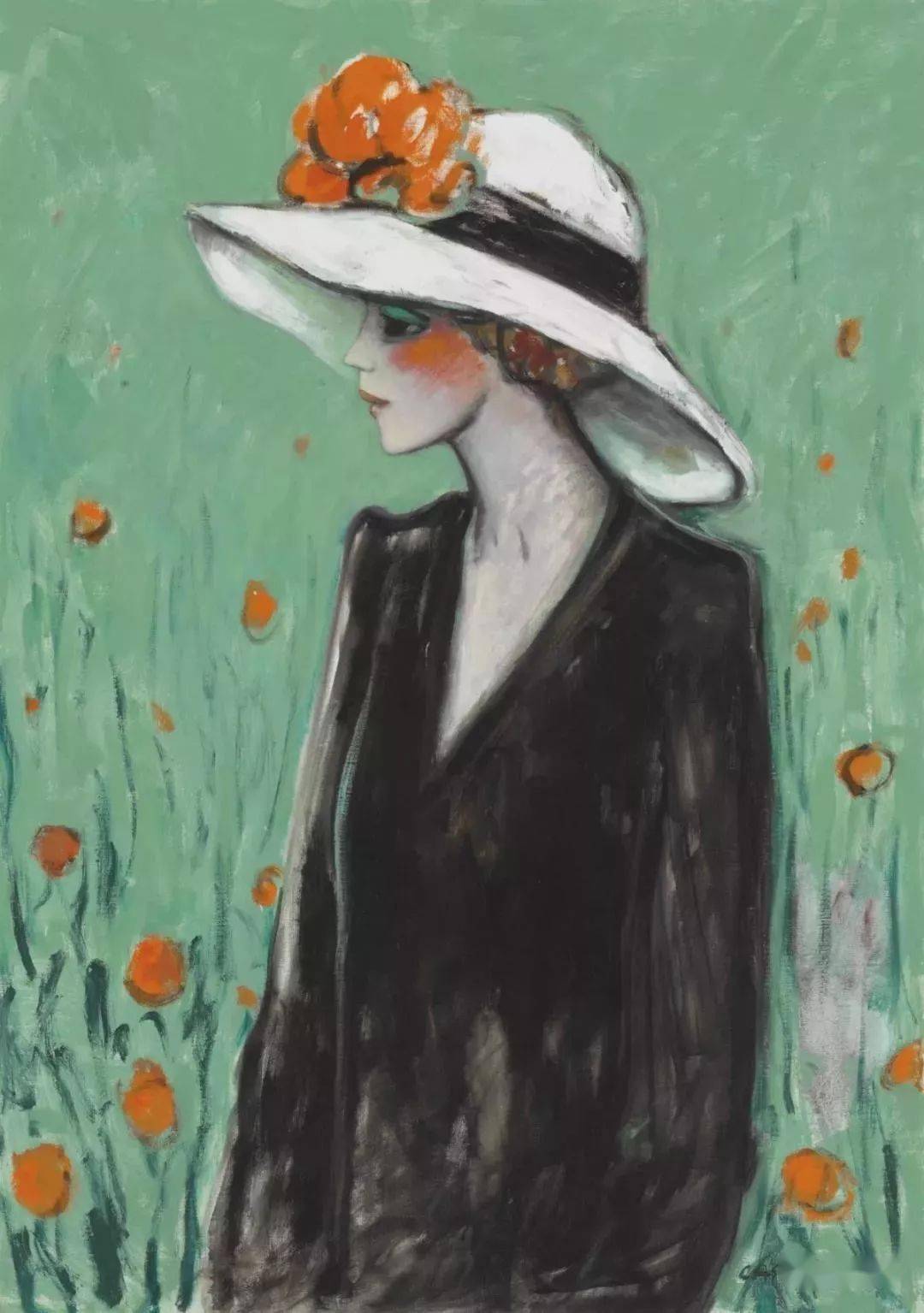 野兽主义#皮埃尔·卡西尼尔:领略野兽主义奔放节奏和表现主义浓烈意蕴油画作品