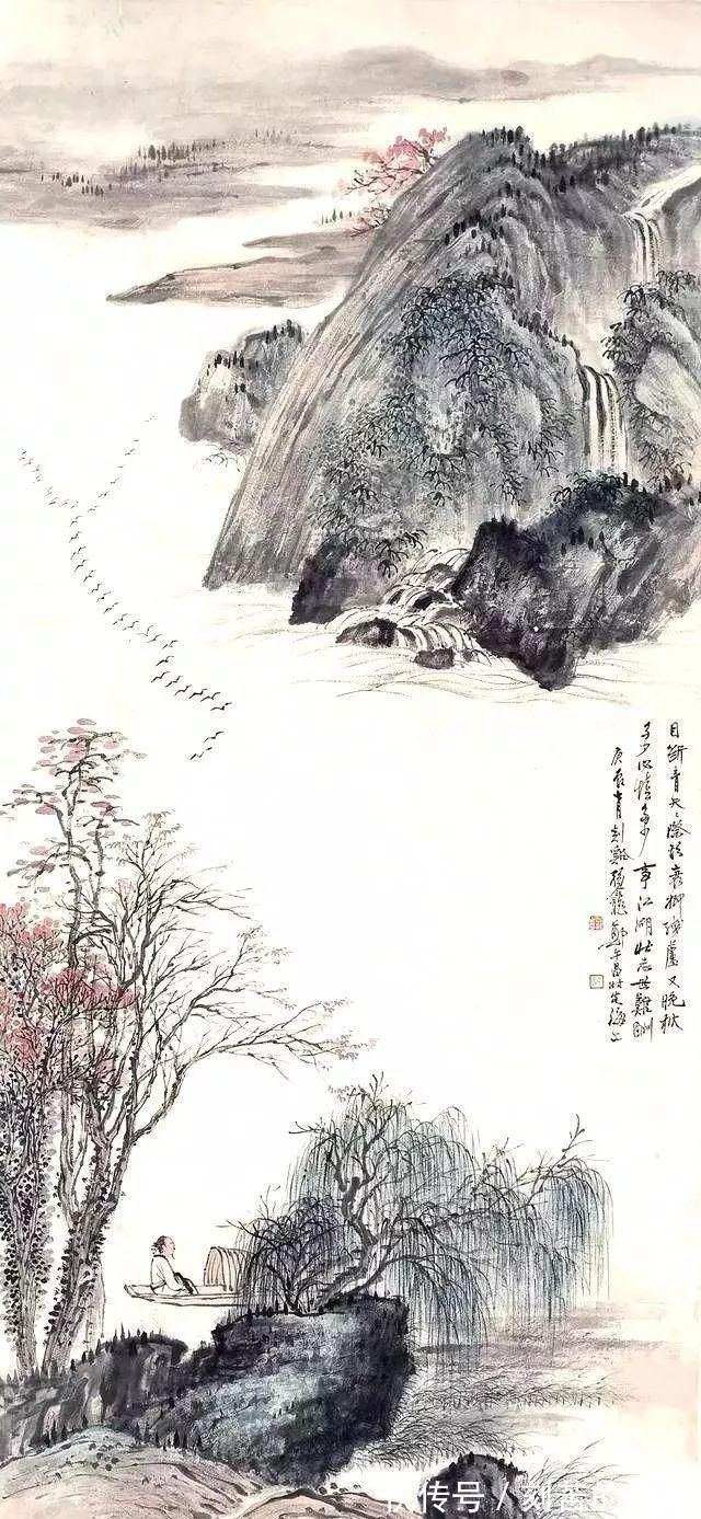 郑午昌@民国竟然有这样一位山水画大家,极为罕见,太美了!