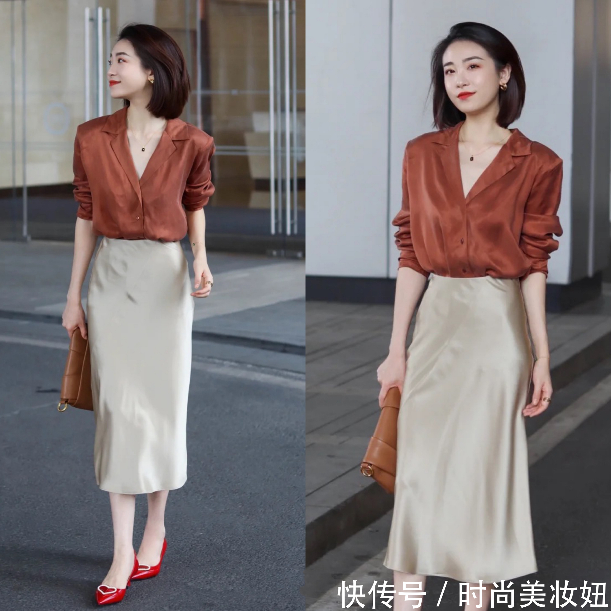 穿搭|真正有高级感的女人,穿衣从不刻意“装嫩”,简约穿搭更显高级感