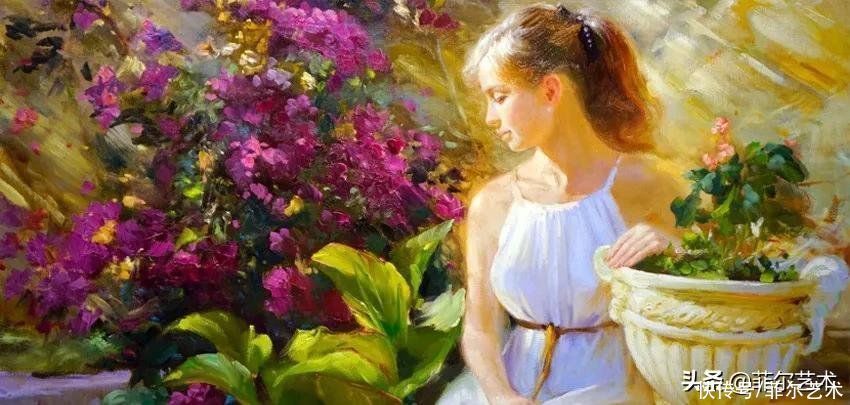 弗拉基米尔&俄罗斯画家弗拉基米尔人体油画里的美女,美得让人难忘