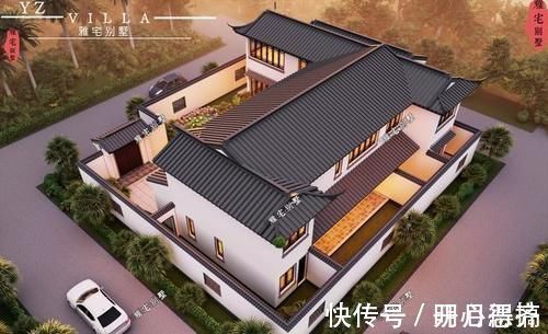 合院|宅基地宽二十八米，长二十一米，想建个中式四合院该怎么设计？
