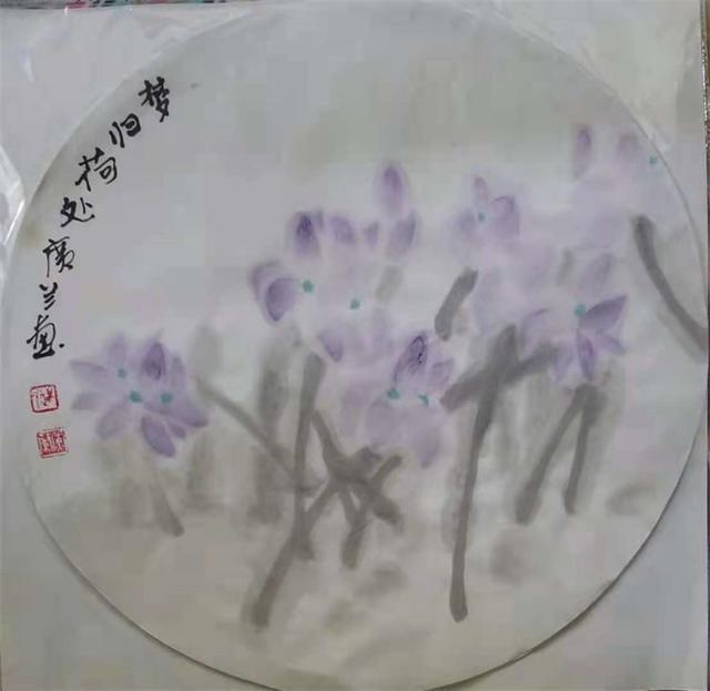 岁月如歌#《红了山村醉了秋》:著名画家边广兰作品赏析