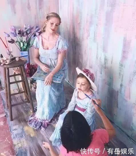 小画家!7岁天才小画家,把真人画进作品,创意堪比毕加索,获得国际认可