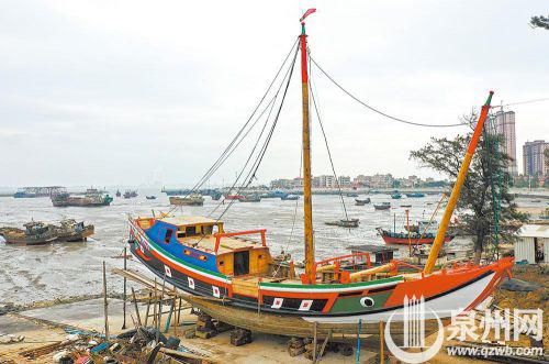  峰尾镇|古法复原 泉港再现明代福船 该船将于本月28日下水