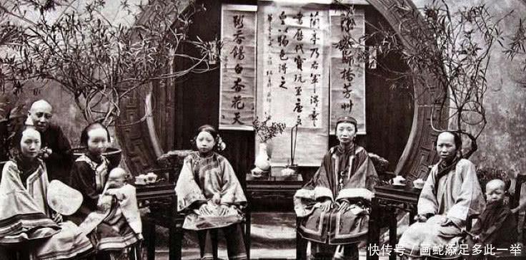 老照片|清末富裕之家是什么样的一组老照片带您看看当时的生活！