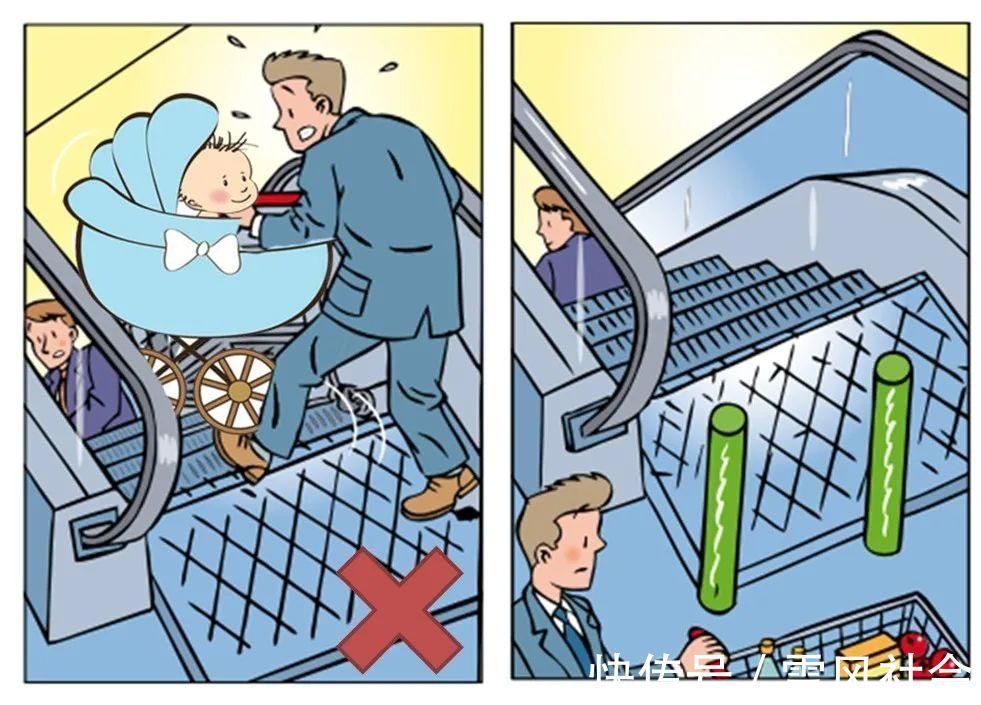 扶梯|隐秘的“角落”?这几个自动扶梯常见危险点家长要留心!