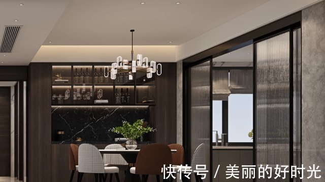 悬浮吊顶|130m极简风+无主灯,悬浮吊顶设计!