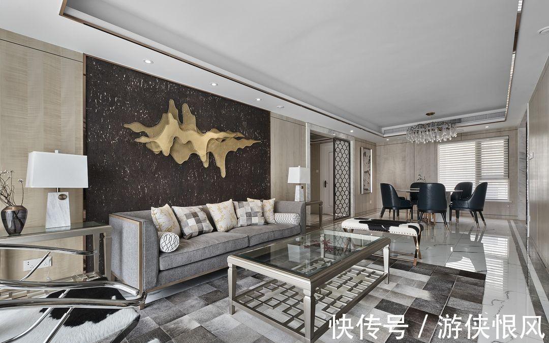 空间|浓郁的浪漫轻奢氛围,打造唯美三居室,让生活变得丰富立体