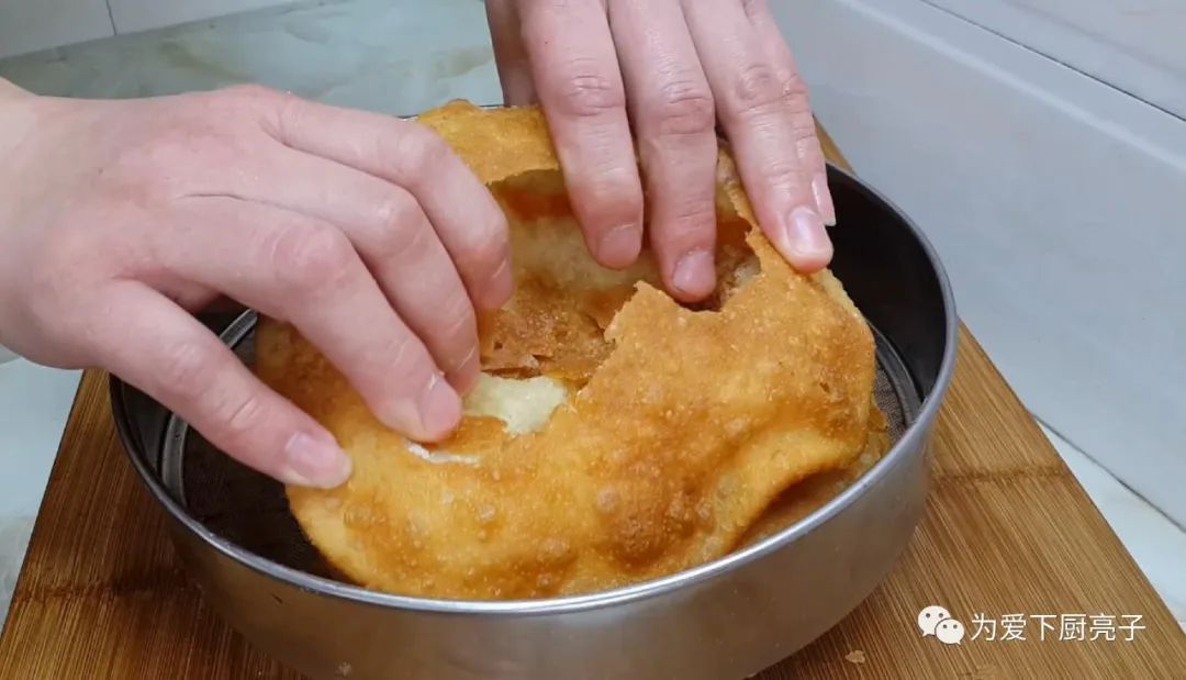 以后面粉就这么做，不烫面不烙饼，个个空心鼓大泡，看着都流口水