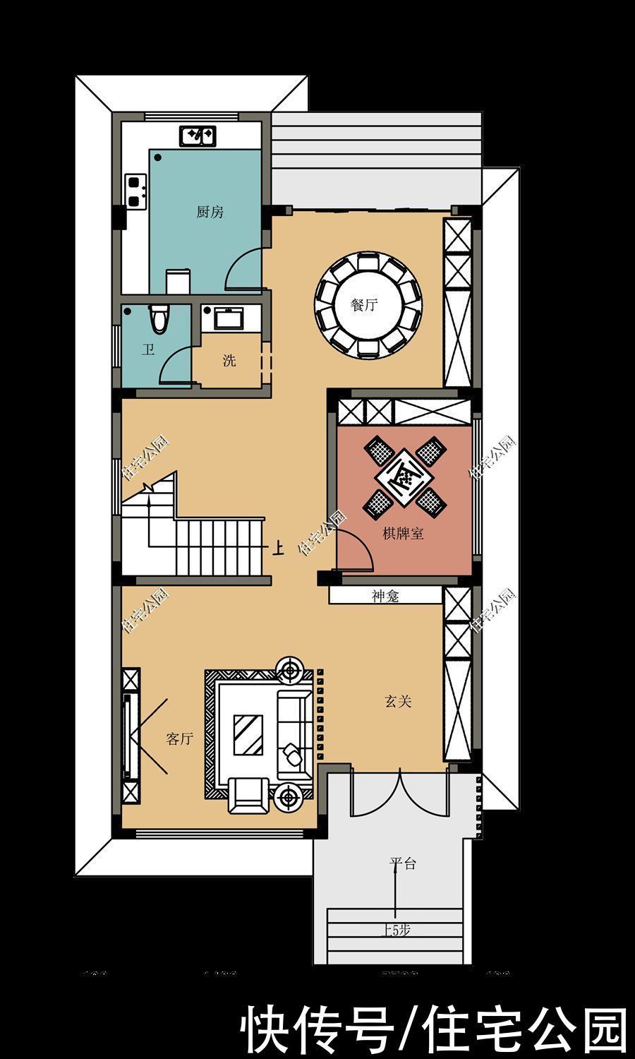 建筑面积|谁说农村建房不能盖4层?10套4层别墅推荐,第3套漂亮到没话说
