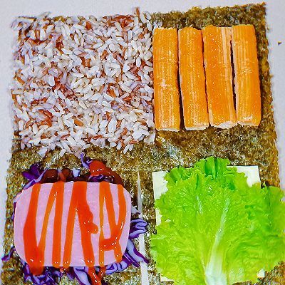 糙米|ins折叠紫菜包饭