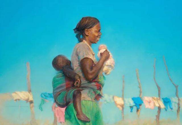 非洲#异域奇境、恍如隔世,艺术家迪兰·斯科特·皮尔斯的水彩画