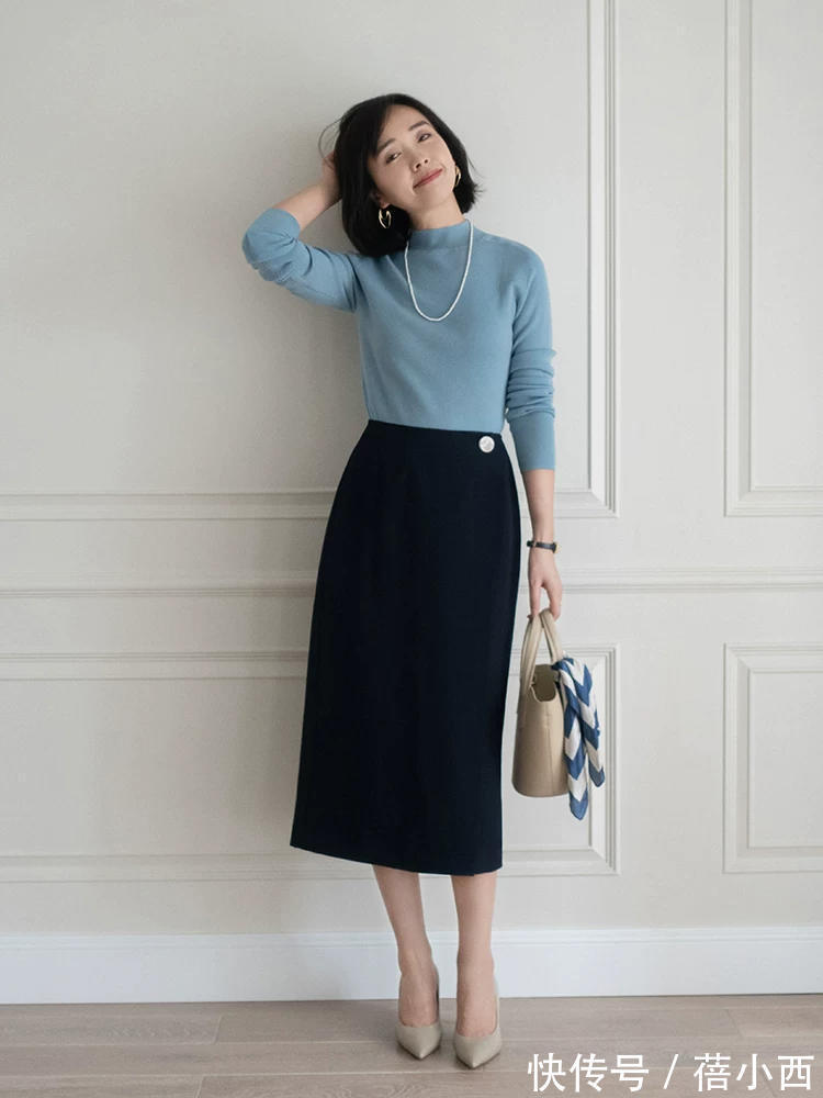 女性|40+女性冬季要保暖更要时髦,高领衫才是yyds,时髦精的经验来了