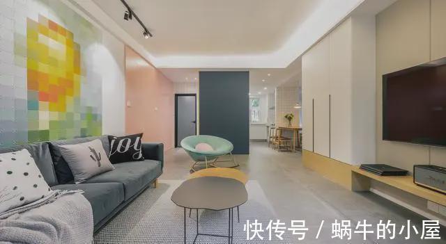 餐厅|还是第一次见,用纯色来划分新房区域,这也太好看了吧,长见识了