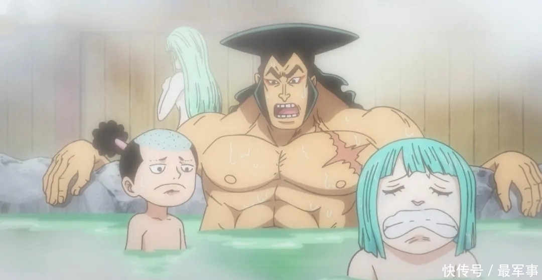 御田|海賊王975集,時夫人死前回憶,御田一家玩“混浴”,不愧是島國