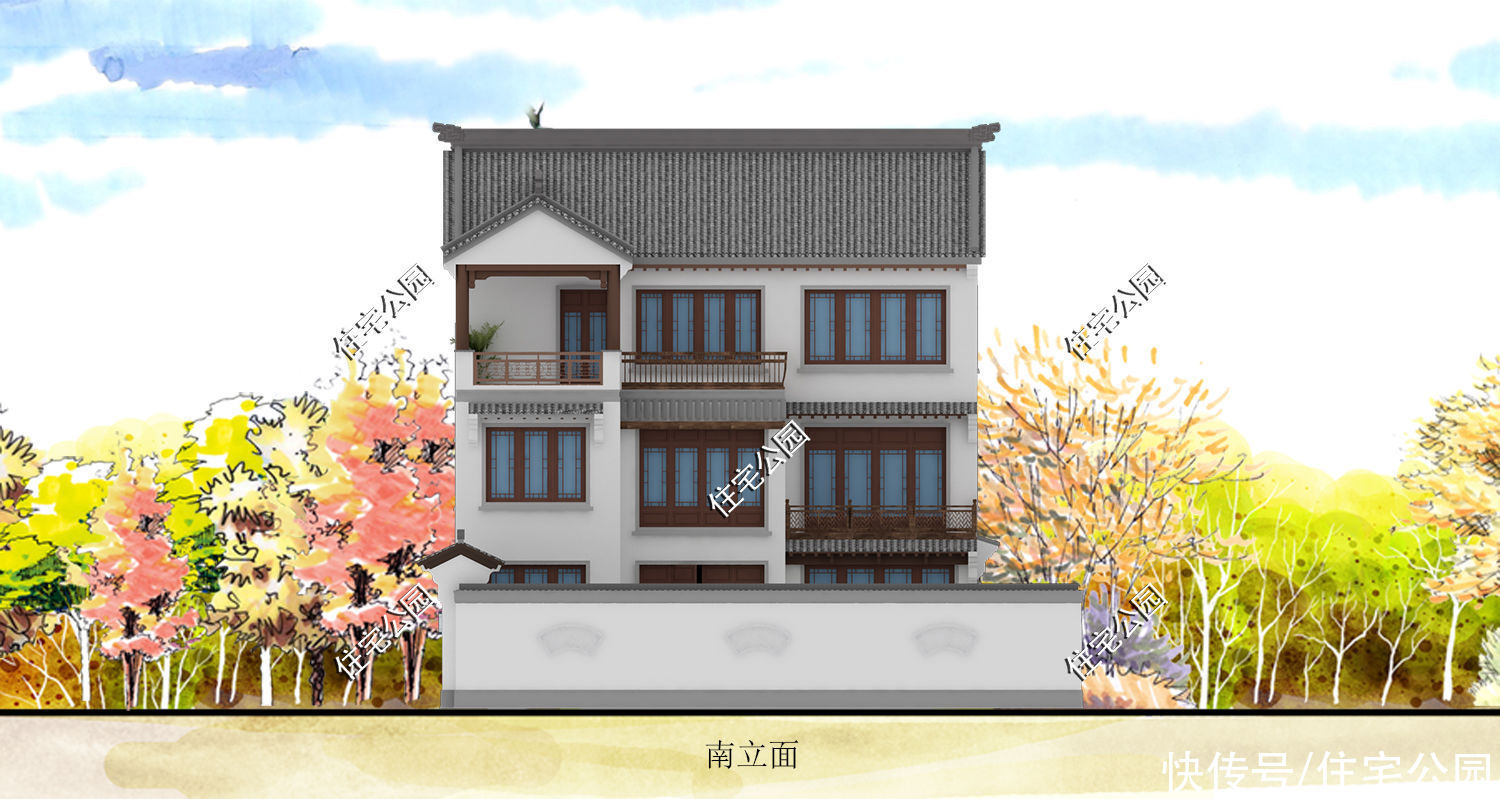 小院|古色古香的三层中式小院,15×20米占地仅137平?