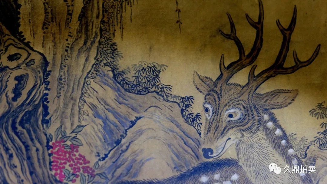 吕纪@「精品赏析」清 沈铨 松鹿图