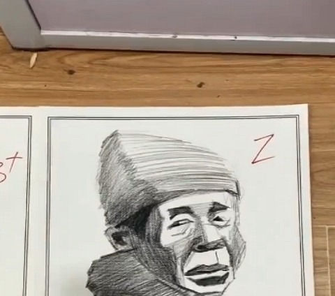 好学生$美术生A+和Z的区别,一个天一个地,这差距要气死老师