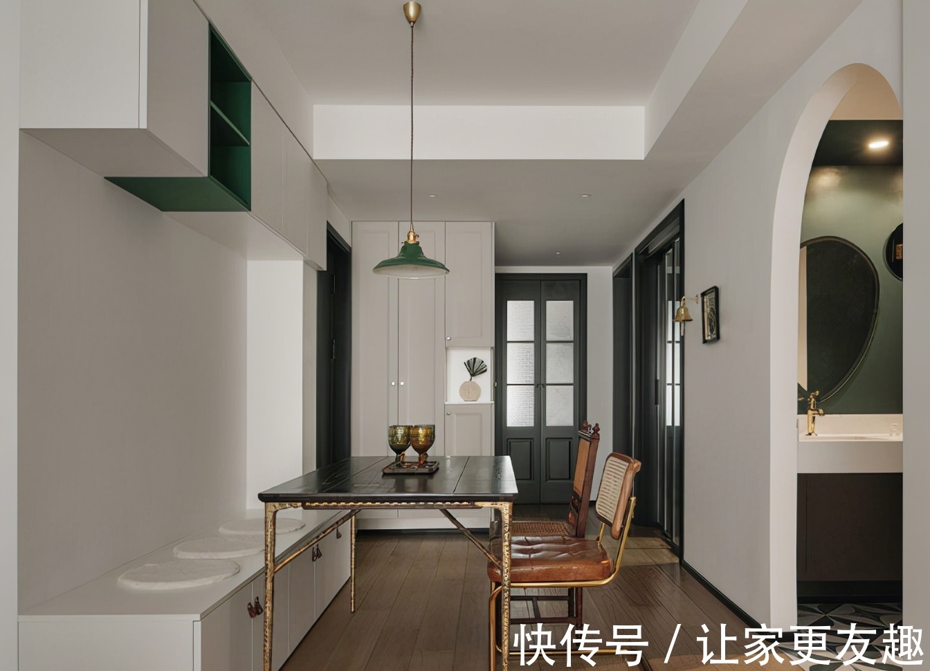 魔都|魔都85m2旧房翻新,老破小房大变优雅复古风,这样装修不花冤枉钱