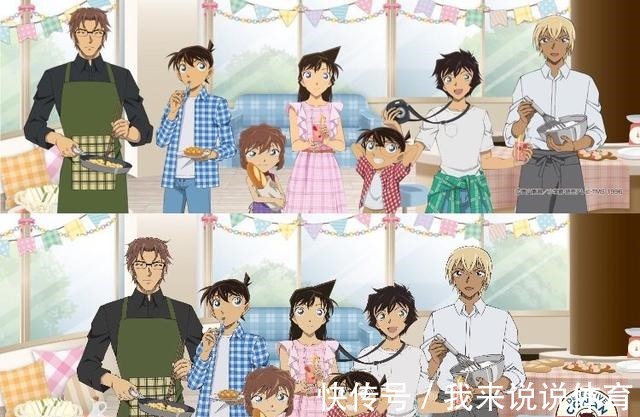 海报|历年名侦探柯南咖啡店宣传图,风格各异,2021年海报不见男女主!