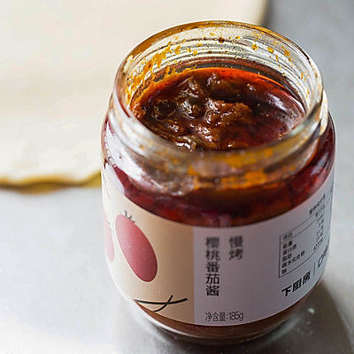 烤樱桃|樱桃番茄酱pizza风味面包